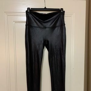 Spanx faux leather leggings